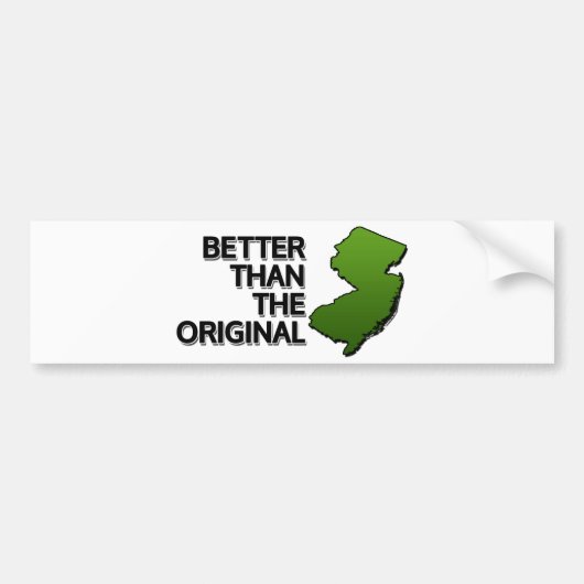 Beter dan het origineel bumpersticker (Voorkant)