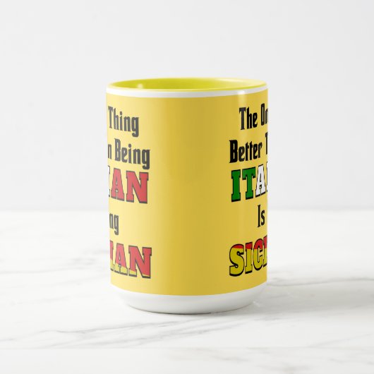 Beter dan Italiaans is Siciliaans zijn Mok (Midden)