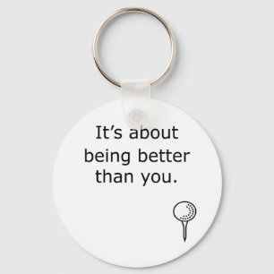 Beter dan je Golfdesign Sleutelhanger