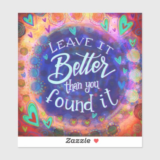 Beter dan jij vond het trendy leuke inspiratie sticker (Vel)