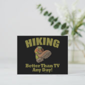 Beter dan tv - wandelend briefkaart (Staand voorkant)