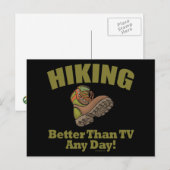 Beter dan tv - wandelend briefkaart (Voorkant / Achterkant)