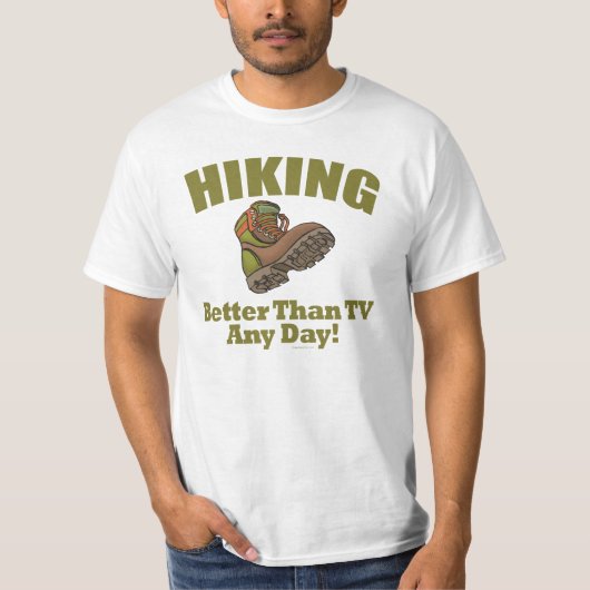 Beter dan tv - wandelend t-shirt (Voorkant)