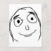 Beter dan verwacht gezicht briefkaart (Voorkant)