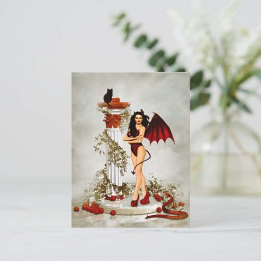 Beter de duivel die je kent briefkaart (Staand voorkant)