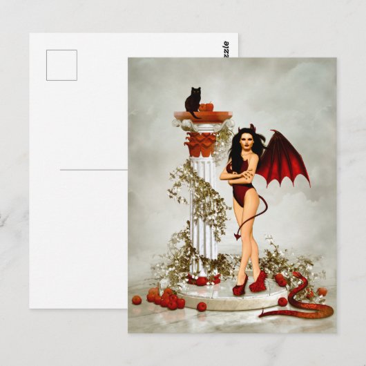 Beter de duivel die je kent briefkaart (Voorkant / Achterkant)