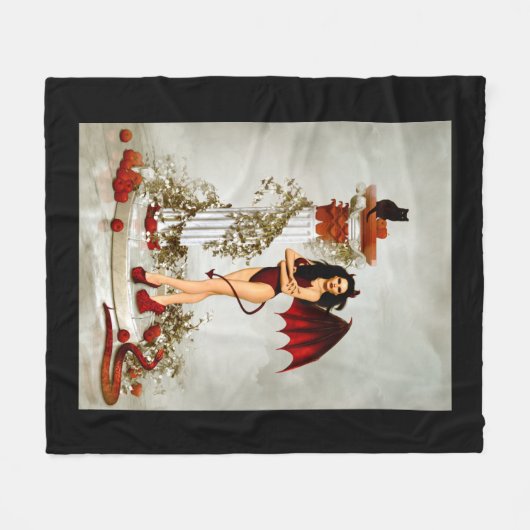 Beter de duivel die je kent fleece deken (Voorkant (Horizontaal))