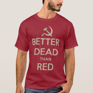 BETER DODEN DAN ROOD T-SHIRT