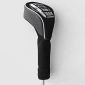 Beter een Witty Fool Shakespeare Thespian Quote Golfheadcover (Schuin)