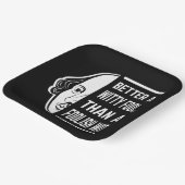 Beter een Witty Fool Shakespeare Thespian Quote Papieren Bordje (Gebogen)