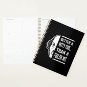 Beter een Witty Fool Shakespeare Thespian Quote Planner (Display)