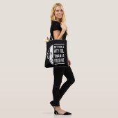 Beter een Witty Fool Shakespeare Thespian Quote Tote Bag (Op model)