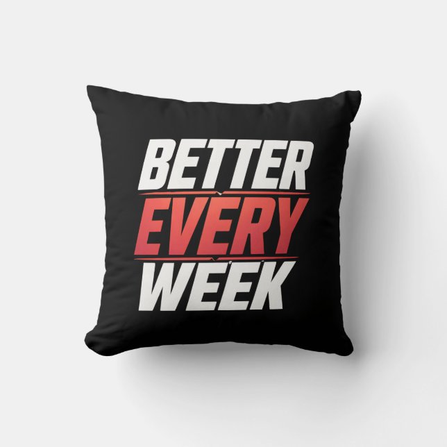 BETER ELKE WEEK KUSSEN (Voorkant)