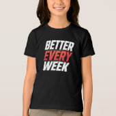 BETER ELKE WEEK Tri-Blend SHIRT (Voorkant)