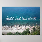 Beter gebogen dan het poster van het breukrekje (Voorkant)