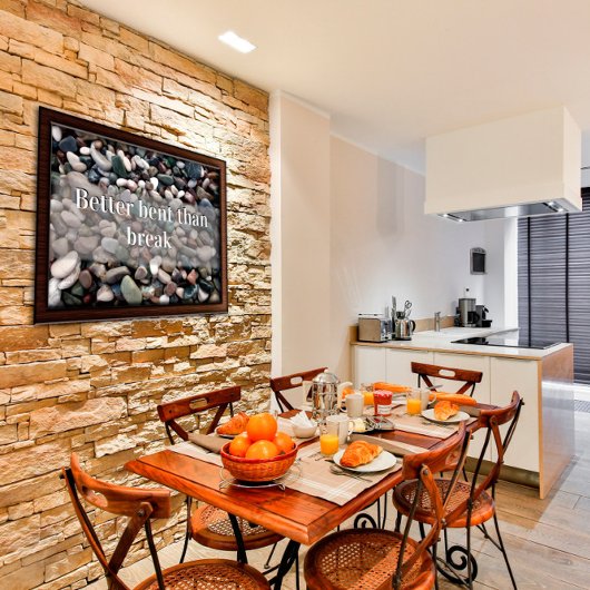 Beter gebogen dan motivatie poster breken