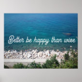 Beter gelukkig zijn dan verstandig poster (Voorkant)