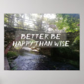 Beter gelukkig zijn dan verstandig poster van de b (Voorkant)