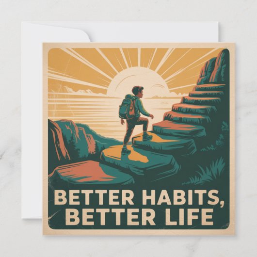 Beter gewoontes, beter leven kaart (Voorkant)