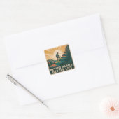 Beter gewoontes, beter leven vierkante sticker (Envelop)