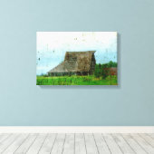 Beter gezien in zwart-wit canvas afdruk (Insitu (Houten vloer))