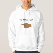Beter halve trui hoodie (Voorkant)