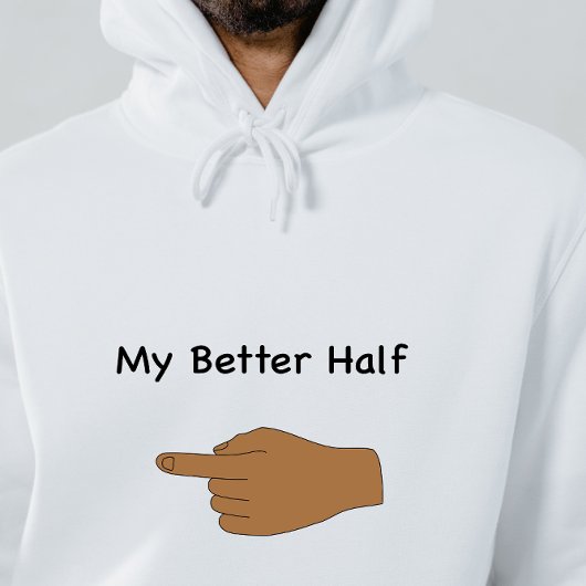 Beter halve trui hoodie