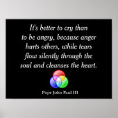 Beter huilen-- kunstposter poster (Voorkant)