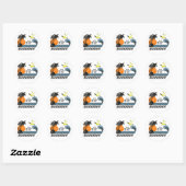 Beter in Bahamas Faded Ronde Sticker (Vel)