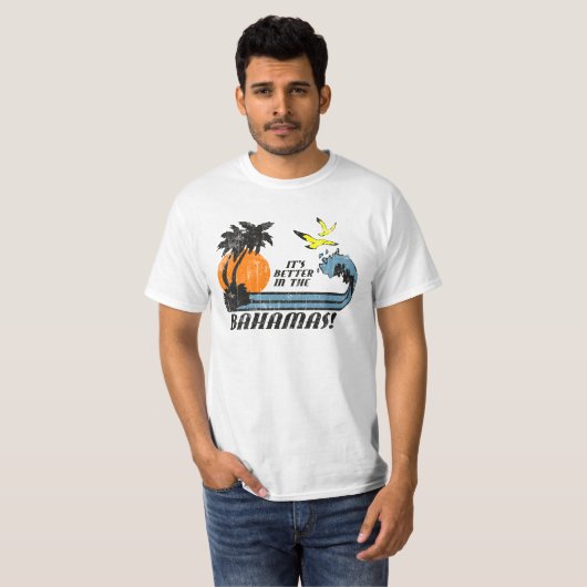 Beter in Bahamas Faded T-shirt (Voorkant volledig)