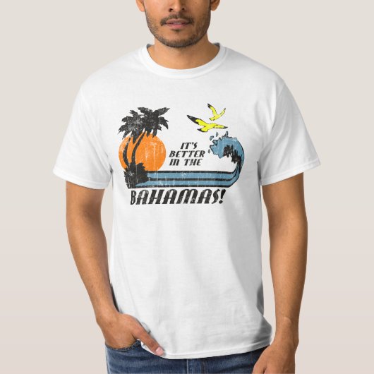 Beter in Bahamas Faded T-shirt (Voorkant)