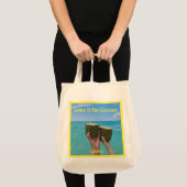 Beter in de Bahama's, jouw naam, ananasslente Tote Bag (Voorkant (product))