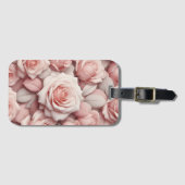 Beter in Roze Rozen Bagagelabel (Voorkant (horizontaal))
