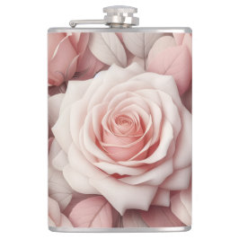 Beter in Roze Rozen Heupfles