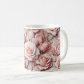 Beter in Roze Rozen Koffiemok (Voorkant rechts)