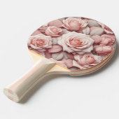 Beter in Roze Rozen Tafeltennisbatje (Voorkant Gekanteld)
