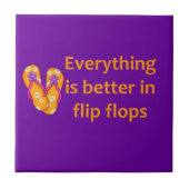 Beter in Teenslippers Tegeltje (Voorkant)