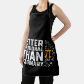 Beter irrationeel dan denkbeeldige PI-dag Wiskunde Schort (Insitu)