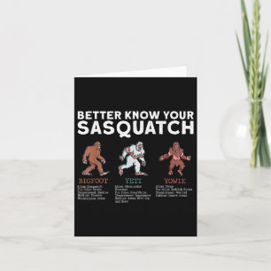 Beter je Sasquatch Bigfoot Yeti Yowie Funn kennen Kaart