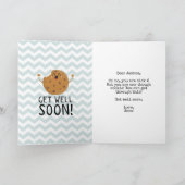 Beter-kaart één dikke koek-kind grappig kaart (Binnen)