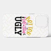 Beter Laat Dan Lelijk Case-Mate iPhone Case (Achterkant (horizontaal))