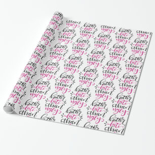 Beter laat dan lomp cadeaupapier