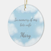 "Beter laat dan nooit" Funny Widower Custom Keramisch Ornament (Links)
