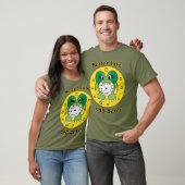 "Beter Laat Dan Nooit" Grappig Schildpad Klok T-Sh T-shirt (Unisex)