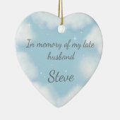 "Beter laat dan nooit" grappige weduwenkast Keramisch Ornament (Rechts)