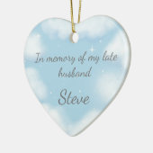 "Beter laat dan nooit" grappige weduwenkast Keramisch Ornament (Links)