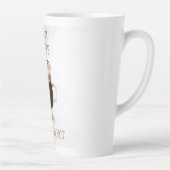 Beter laat dan nooit koffiecrèmeglas latte mok (Rechts)