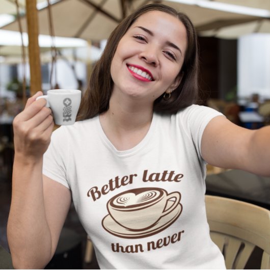 Beter laat dan nooit t-shirt