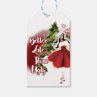 Beter laat dan Ugly Cadeaulabel