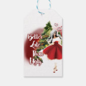 Beter laat dan Ugly Cadeaulabel (Achterkant)